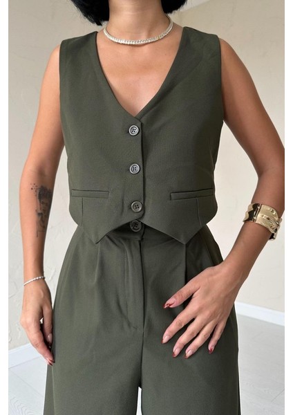 Haki Klas Ceket ve Yelek ve Pantolon Takım fırsatları