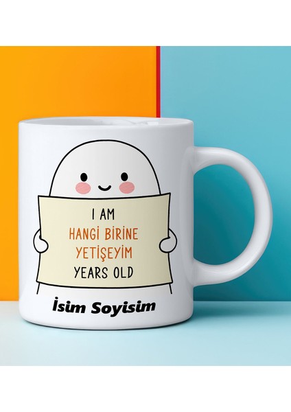 Komik - Esprili Kupa Bardak Hangi Birine Yetişeyim Tasarımlı Komik Kupa Bardak
