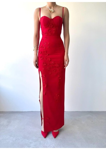 Stor Gül Detaylı Elbise fiyatları