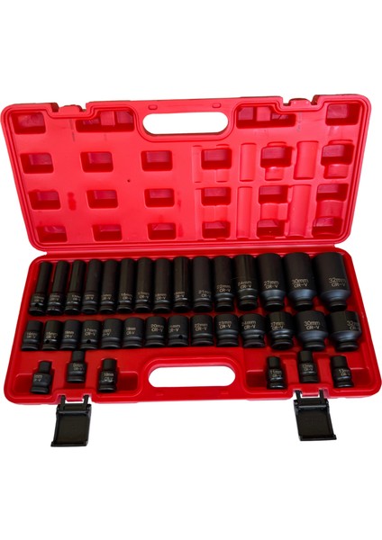 Profesyonel 35 Parça 1/2" Darbeli Lokma Seti