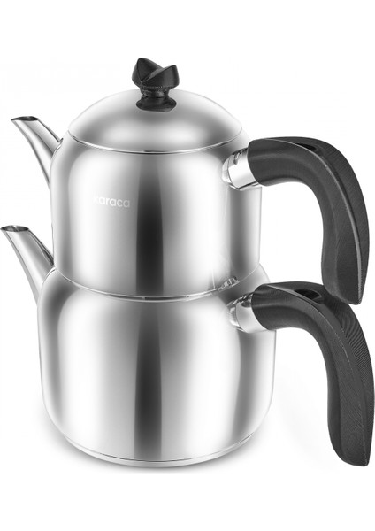 Laris Mini Boy Indüksiyon Tabanlı Çaydanlık Takımı Siyah modelleri