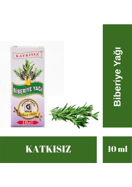 Katkısız Biberiye Yağı 10 ml