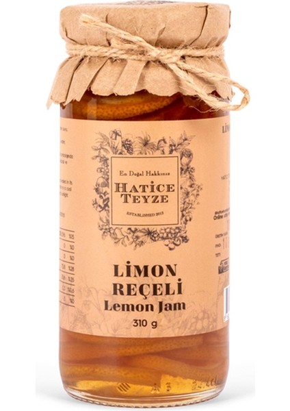 Limon Reçeli - 310 Gr