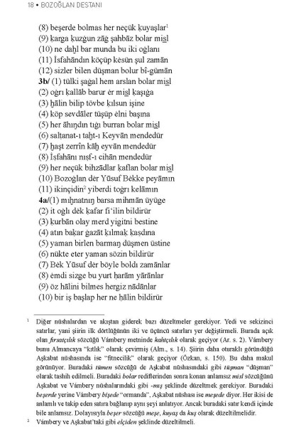 Bozoğlan Destanı - Fergana Nüshası