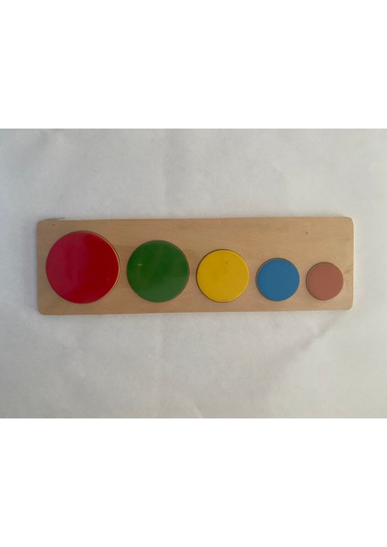 Ahşap Daire Bultak Puzzle