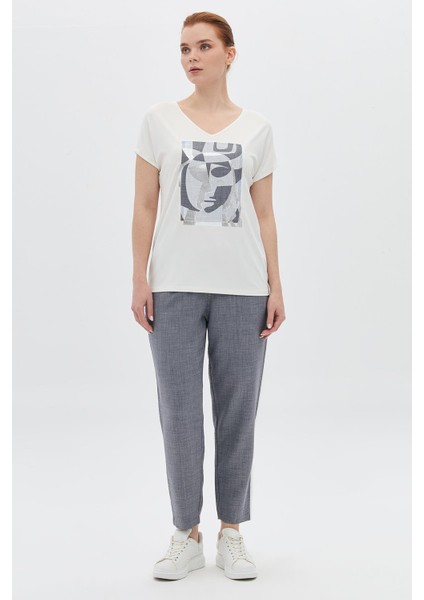 Yandan Şerit Bantlı Pantolon