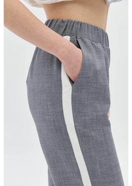 Yandan Şerit Bantlı Pantolon modelleri