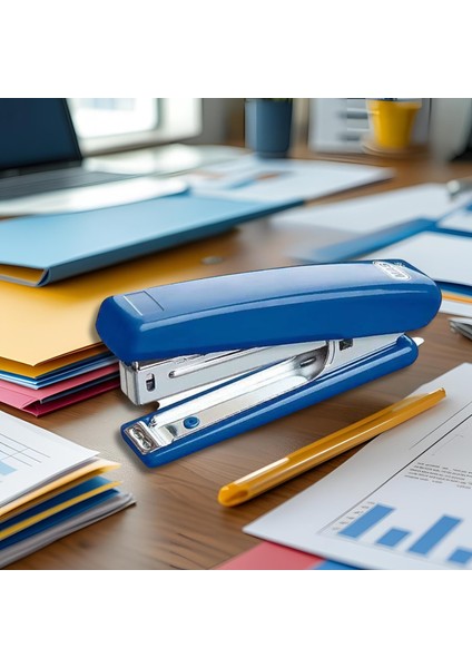 Zımba ve Tel Seti - No:10, Ofis, Okul ve Ev Kullanımı Için Metal Zımba, Mavi Renk modelleri