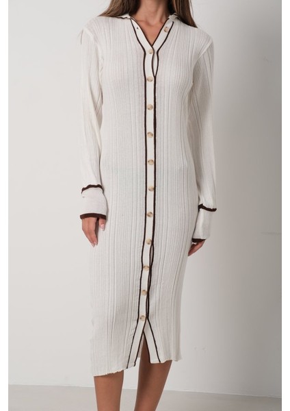 Polo Yaka Düğmeli Elbise modelleri