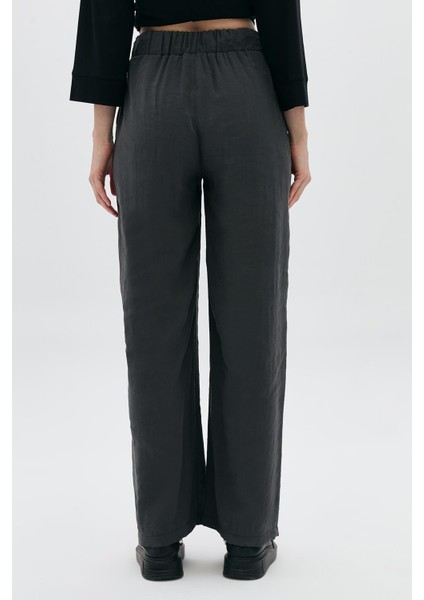 Beli Lastikli Nervürlü Bol Paça Pantolon fırsatları