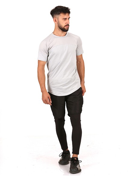 Energy Uzun Taytlı Erkek Spor Şort Siyah indirimleri