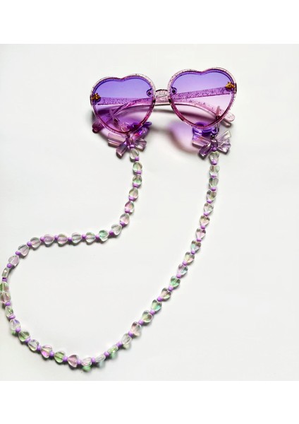 Uv Koruması ve Düşmeye Karşı Zincirli Kalp Şeklinde Çocuk Güneş Gözlüğü (Yurt Dışından) modelleri