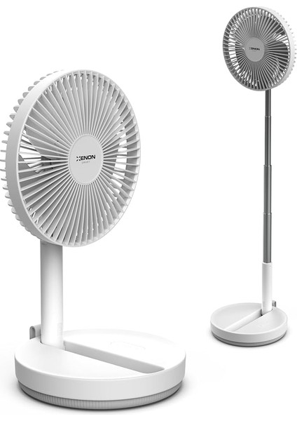 Katlanabilir Vantilatör Doğal Rüzgar Şarj Edilebilir Bataryalı 4 Hız Kademeli Ultra Sessiz Taşınabilir Ayaklı Fan X6103