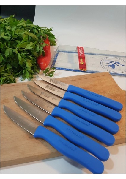 Sürdövbisa 61010 6'lı Meyve Seti (Sivri Uç ) Mavi modelleri