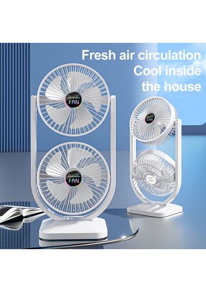 Çift Kafalı Masaüstü Fanı (Yurt Dışından) fiyatları