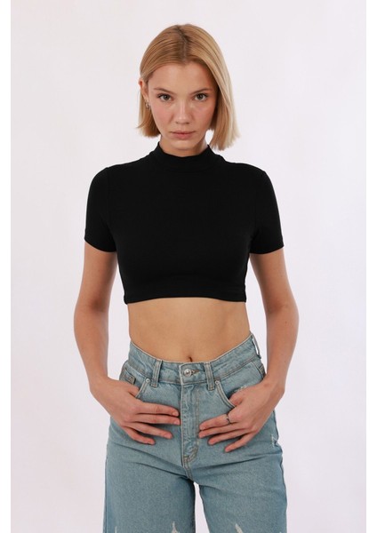 Kadın Kısa Kol Crop
