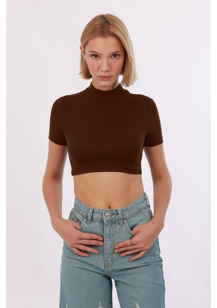 Kadın Kısa Kol Crop