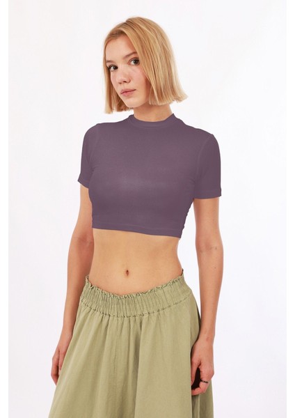 Kadın Kısa Kol Crop