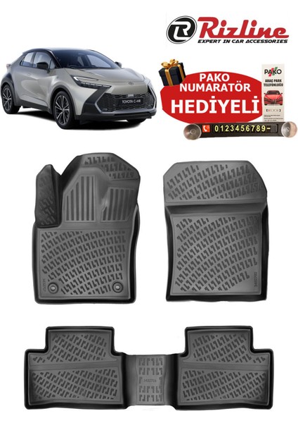 Toyota C-Hr 2023-2025 Arası Havuzlu Paspas