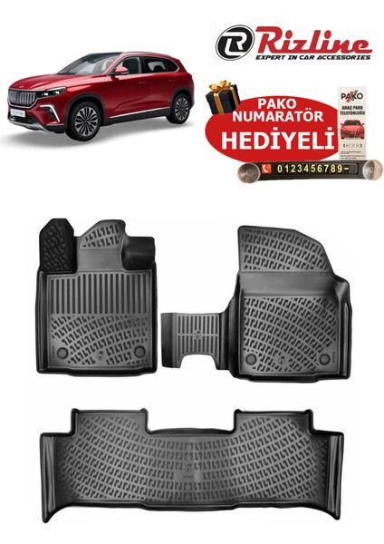 Togg T10X 2023-2025 Havuzlu Paspas