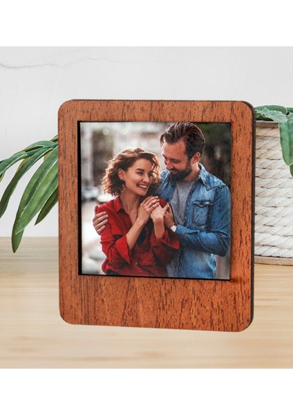 Kişiye Özel Isim Tasarımlı Kupa Bardak Resimli Ahşap Kahve Çerçeve ve Kartanesi Kolye Set. modelleri