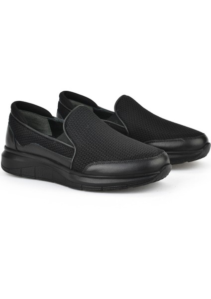 , Erkek Hakiki Deri Konfor Ayakkabı 151123Z3680 Siyah fiyatları