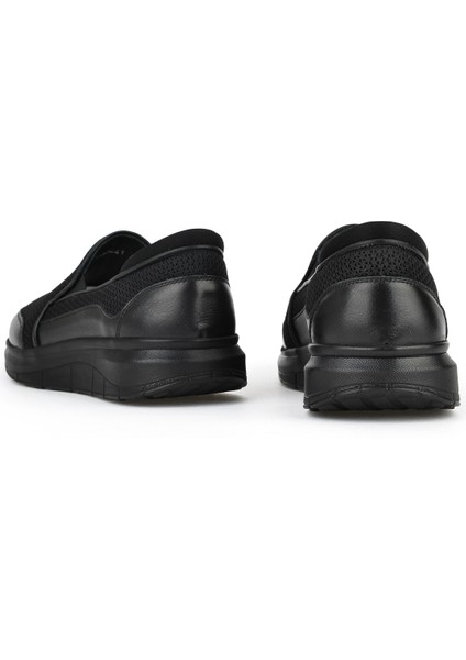 , Erkek Hakiki Deri Konfor Ayakkabı 151123Z3680 Siyah modelleri