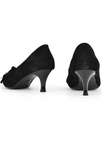 , Kadın Hakiki Deri Ayakkabı 1531050Z26105005K Siyah modelleri