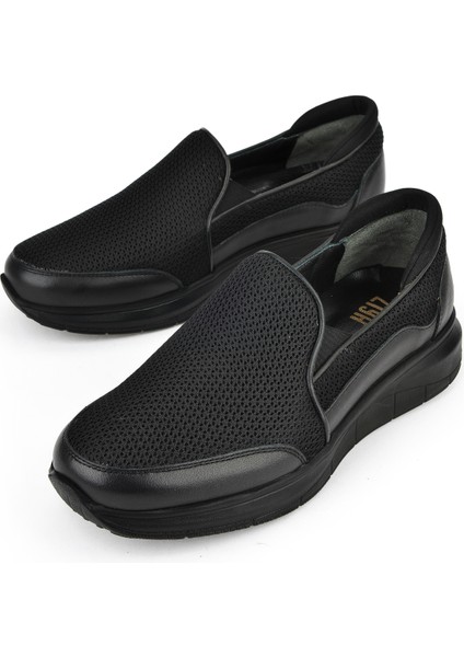 , Erkek Hakiki Deri Konfor Ayakkabı 151123Z3680 Siyah indirimleri