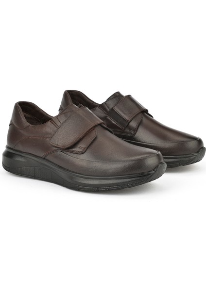 , Erkek Hakiki Deri Konfor Ayakkabı 153123Z19003 Kahve fiyatları