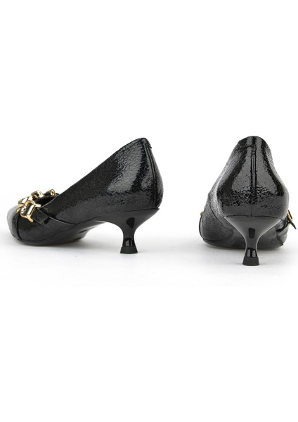 , Kadın Hakiki Deri Ayakkabı 1531050Z26104802K Siyah modelleri