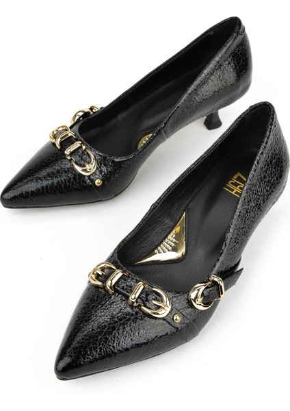 , Kadın Hakiki Deri Ayakkabı 1531050Z26104802K Siyah indirimleri
