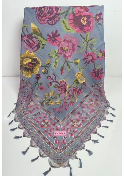 Sökme Boncuklu Pamuk Yazma - 05495 - 18