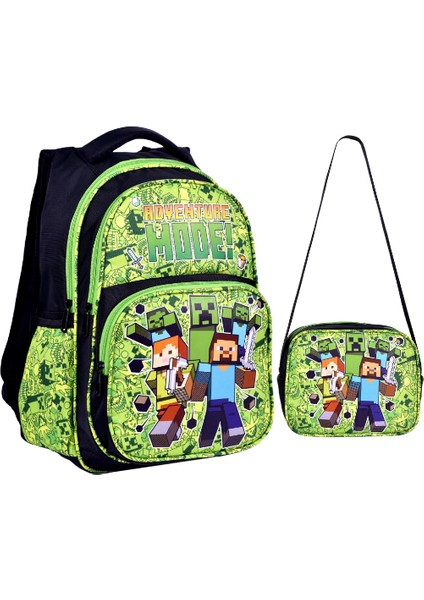 Okul Çantası Erkek Mcraft 24