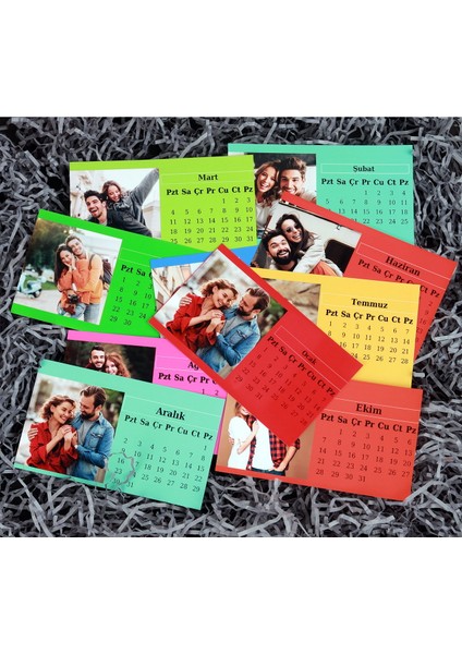 Kişiye Özel Yatay Renkli Masaüstü Her Ay Için Özel 12 Fotoğraflı Masa Takvim ve Kupa Bardak Peluş Ayıcık Melek Gümüş Kaplama Kolye modelleri