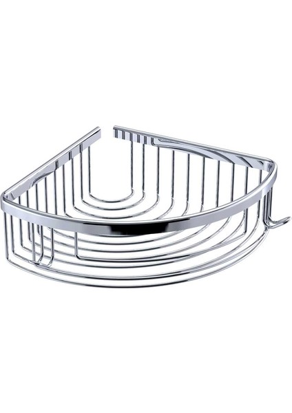 Deppot Oval Lüks Şampuanlık 20X20 - 1 Kat - Krom