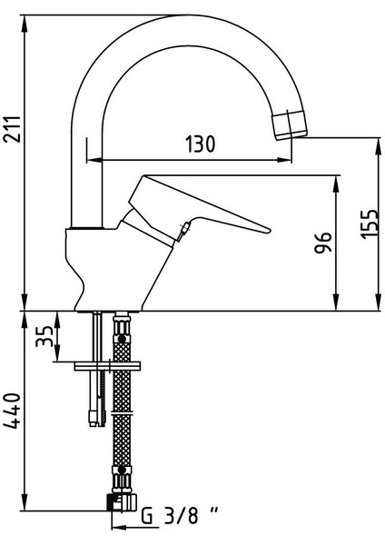 Ar Fia Lavabo Bataryası Kuğu Borulu fiyatları