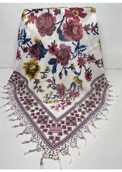 Sökme Boncuklu Pamuk Yazma - 05495 - 14