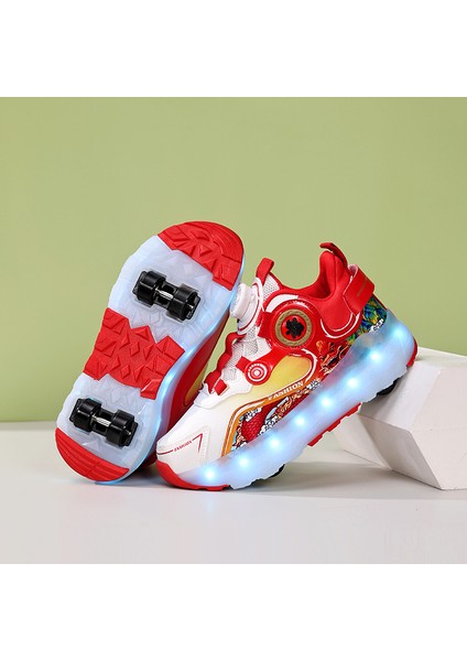 Çocuklar Için Işıklı Ayakkabılar Heelys Spor Ayakkabılar (Yurt Dışından)