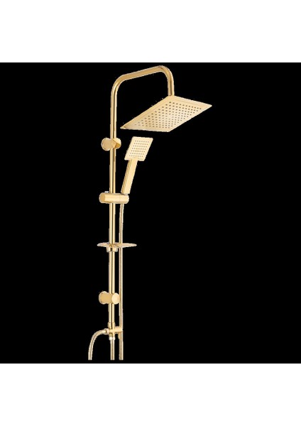 Deppot Mirage 400 Tepe Duş Seti Altın