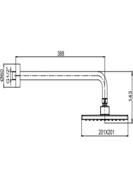 Ar Terra Duş Başlığı Duvardan fiyatları