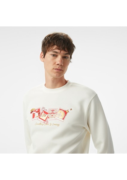 CNY Good Luck Erkek Bej Sweatshirt.1 fırsatları