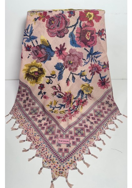Sökme Boncuklu Pamuk Yazma - 05495-22