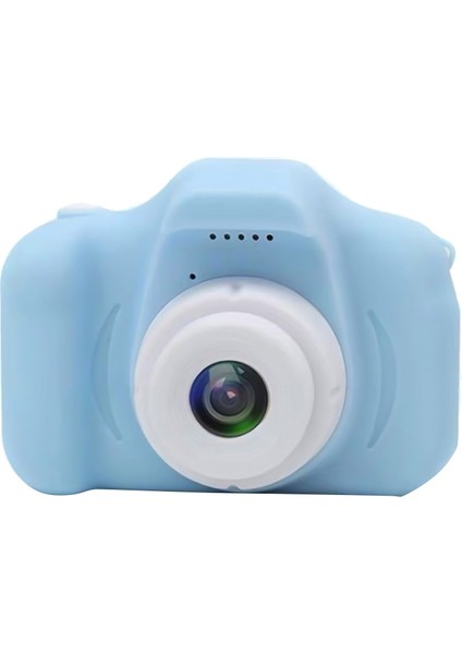8 Mp Çocuk Dijital Fotoğraf Makinesi 1080P Video 2.0 Inç Ekran Mavi Dahili Pil (Yurt Dışından)