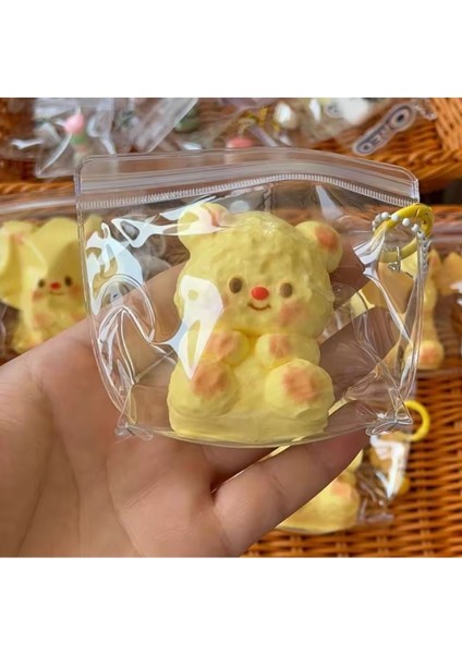 Ayıcık Sukuşi Yumoş Jel Stress Oyuncağı Ayı Squishy Anahtarlık Kedi Patisi Taba fiyatları