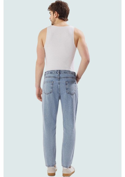 Erkek Denim Kot Pantolon Pamuk Relaxed Fit Günlük Kullanım Hafta Sonu Yaz Aylarının Vazgeçilmezi modelleri
