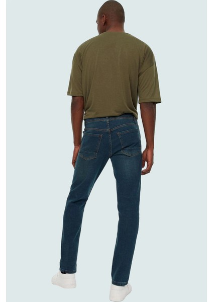 Erkek Skinny Dar Kesim Jeans Kot Pantolon Comfort Dokuma Günlük Kullanım Dayanıklı Malzeme fiyatları