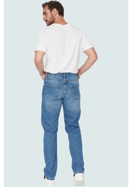 Erkek Straight Fit Denim Kot Pantolon Pamuk Günlük Kullanım Hafta Sonu Yaz Aylarının Vazgeçilmezi modelleri