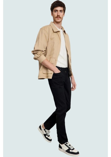 Erkek Skinny Fit Denim Kot Pantolon Stretch Kumaş Günlük Kullanım Yaz Aylarının Vazgeçilmezi fiyatları