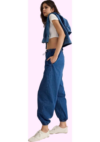 Kadın Yüksek Bel Jogger Pantolon Pamuk Günlük Kombinler Için Rahat Yaz Aylarının Vazgeçilmezi fiyatları